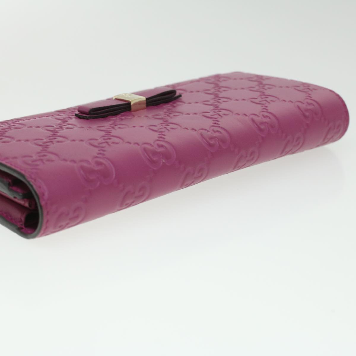 GUCCI Guccissima Long Wallet Pink 388679 36795