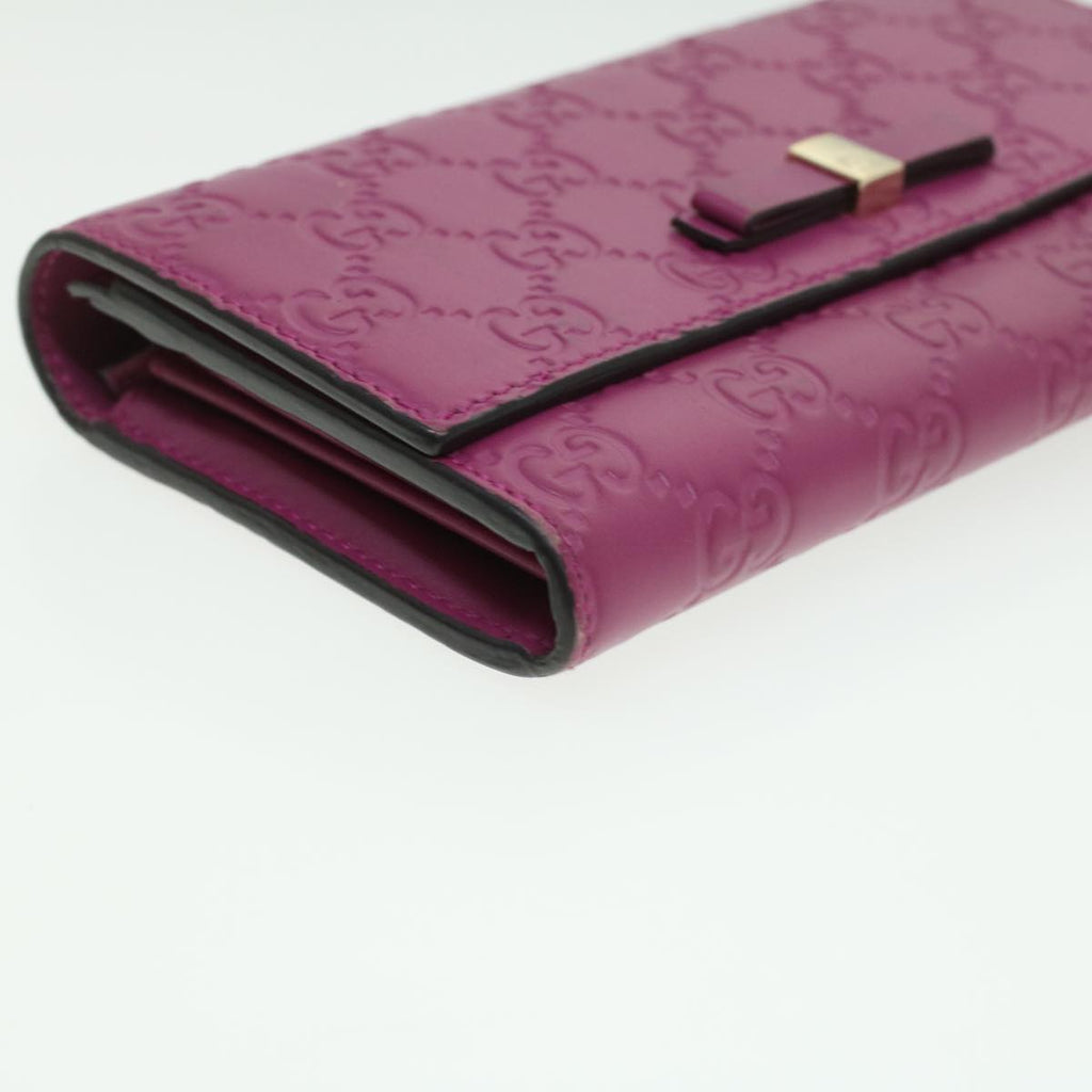 GUCCI Guccissima Long Wallet Pink 388679 36795