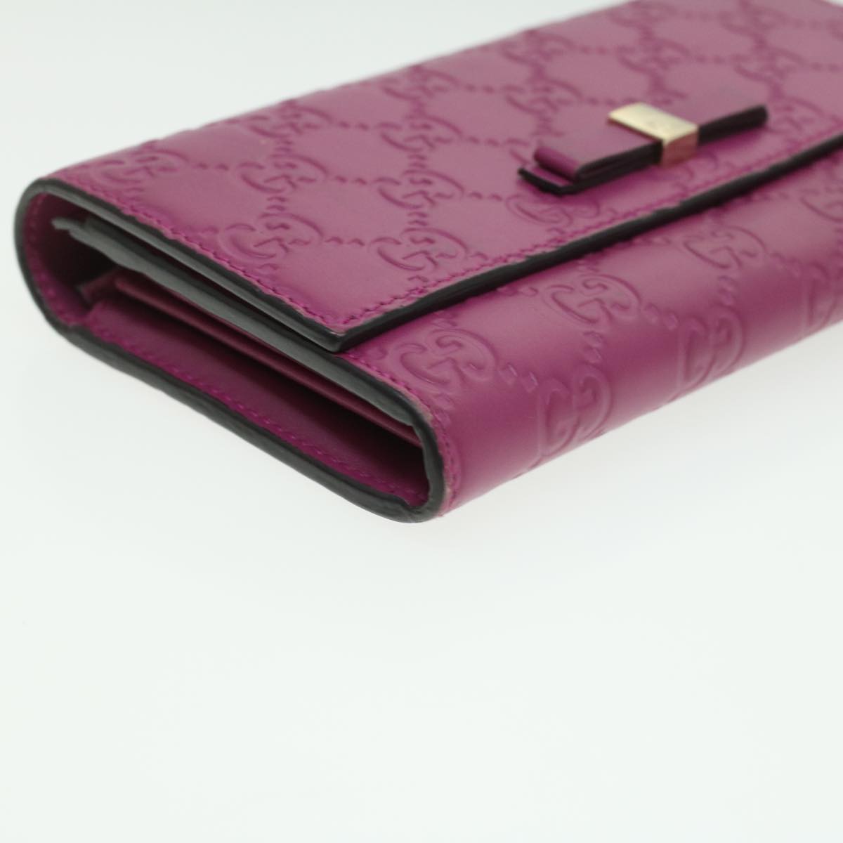 GUCCI Guccissima Long Wallet Pink 388679 36795