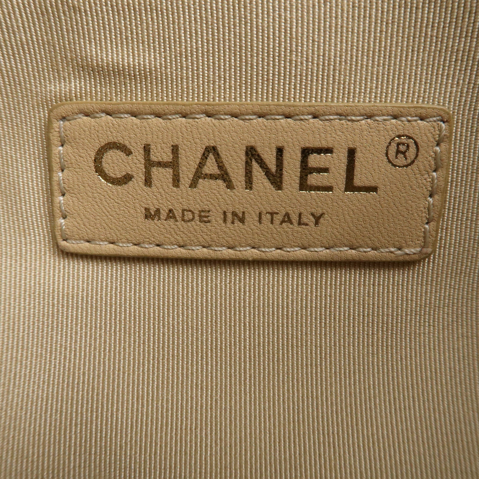 CHANEL Matelasse Lamb Skin Chain Shoulder Bag Black Bags Glimer Gold