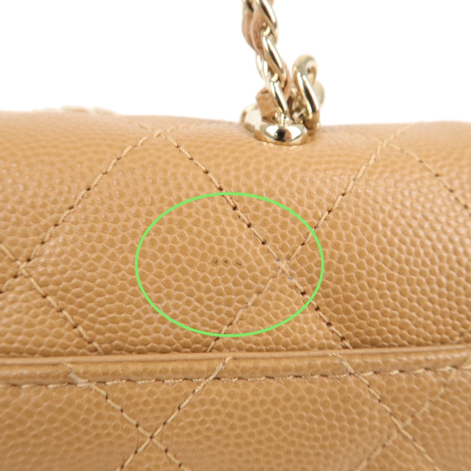 CHANEL Matelasse Caviar Skin Flap Phone Case Shoulder Bag AP3238