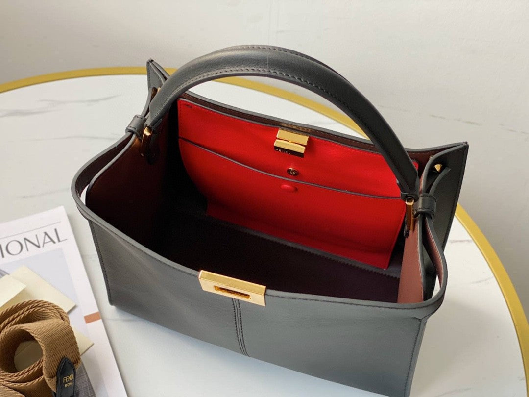 FI GlamI X-Lite Tote MeGLAMIum Black Bag For Woman 30cm/12in