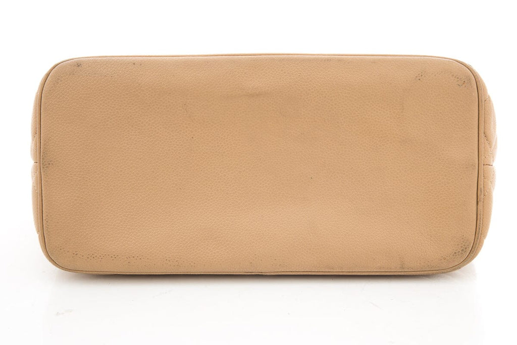 Chanel Vintage Nude Medallion Tote