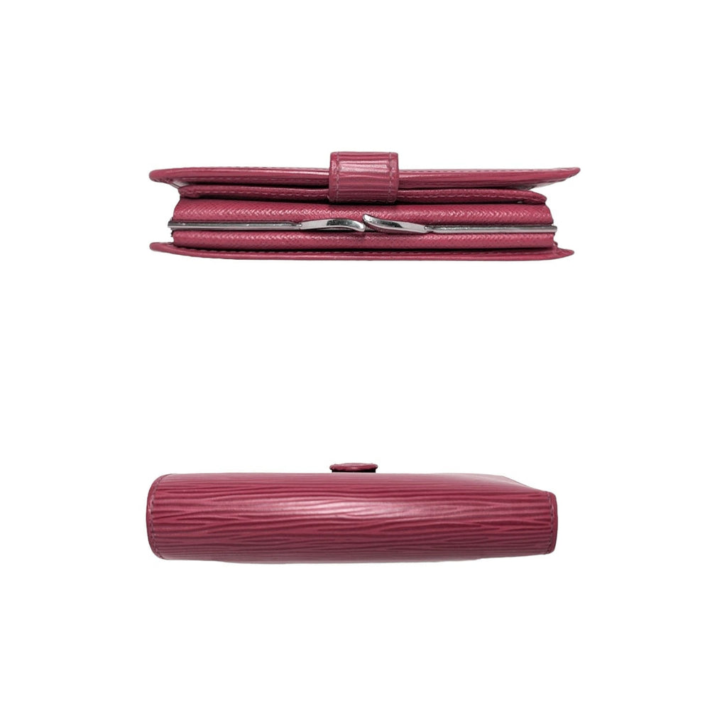 Louis Vuitton EPI Leather French Purse Wallet Red