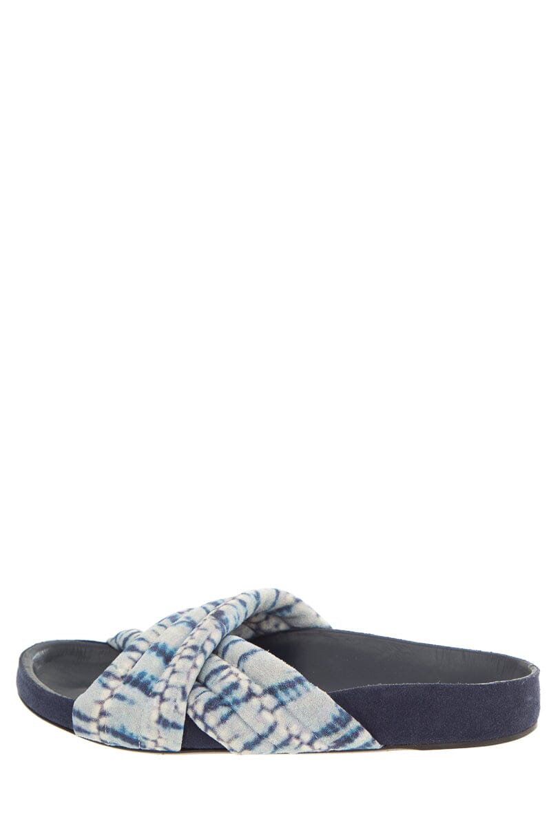 Isabel Marant Blue Tye Dye Slides SZ 37