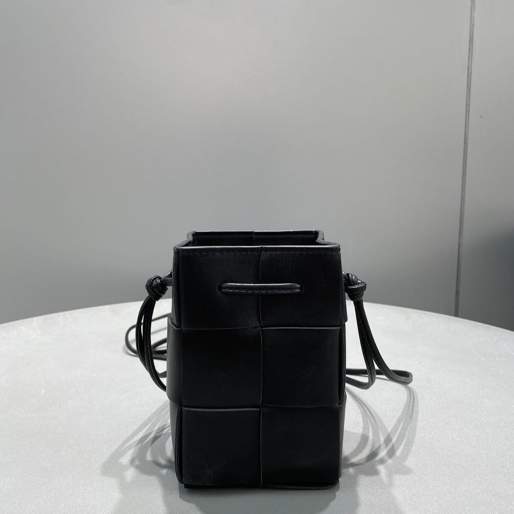 GLAMI Mini Cassette Bucket Bag Black, For Women, Bags 5.5in/14cm 680217VCQC48425
