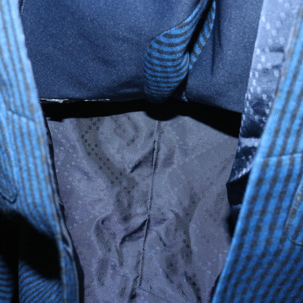 GUCCI Jacket Plaid Blue Black 37056
