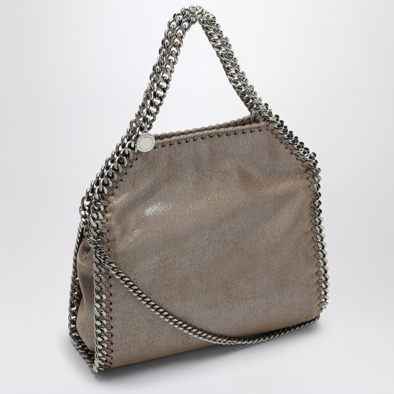 Stella Mccartney Falabella Mini Shiny Beige Bag Women