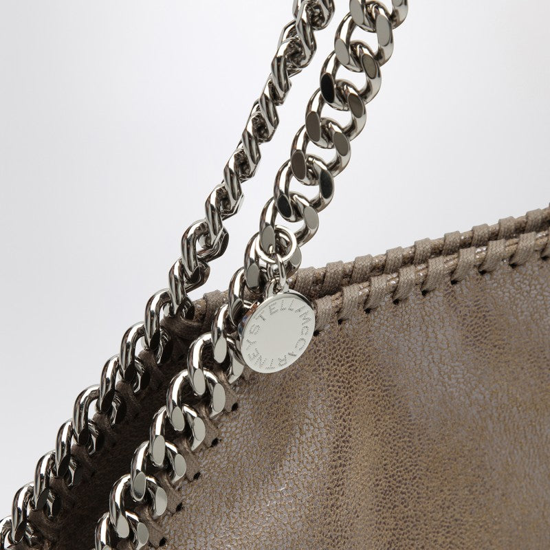 Stella Mccartney Falabella Mini Shiny Beige Bag Women