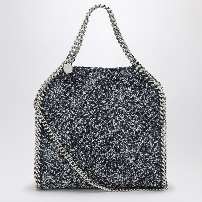 Stella Mccartney Falabella Mini BouclÃƒÆ’Ã‚Â© Blue MÃƒÆ’Ã‚Â©lange Bag Women