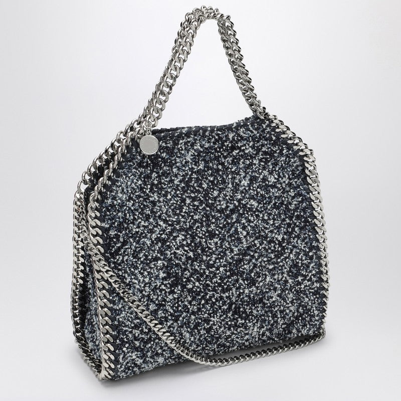 Stella Mccartney Falabella Mini BouclÃƒÆ’Ã‚Â© Blue MÃƒÆ’Ã‚Â©lange Bag Women