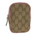 GUCCI GG Canvas Pouch Beige 115249 37273