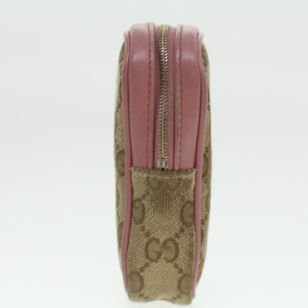 GUCCI GG Canvas Pouch Beige 115249 37273