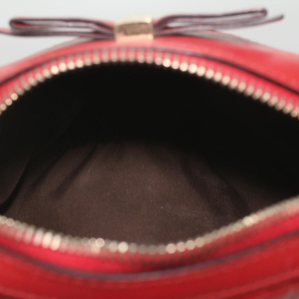 GUCCI Guccissima Pouch Red 282642 37323