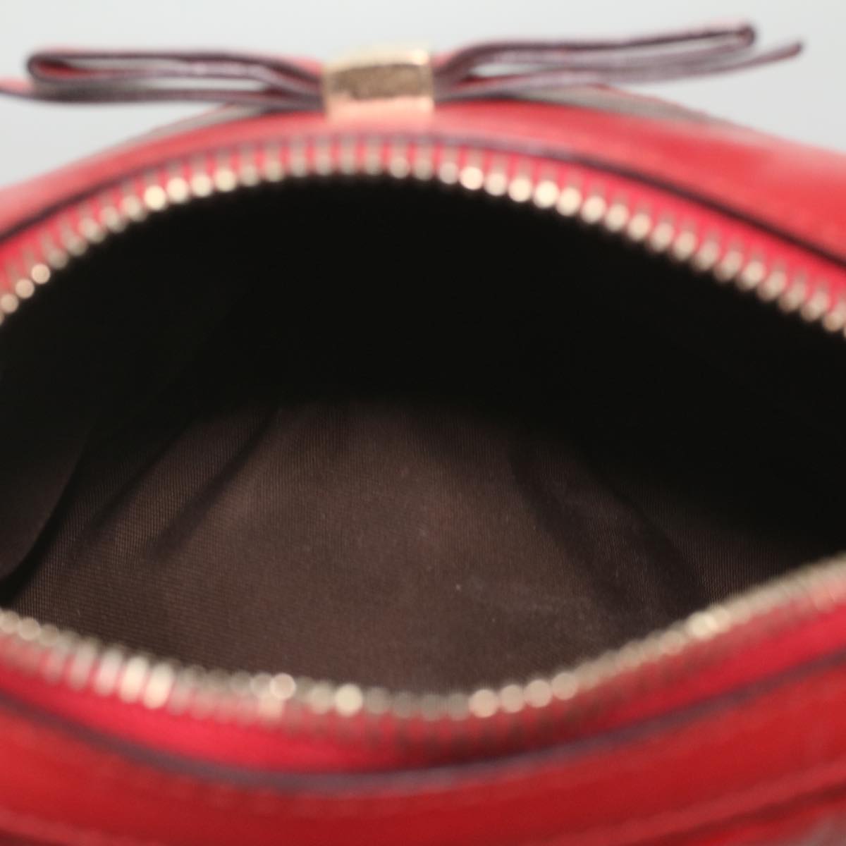 GUCCI Guccissima Pouch Red 282642 37323