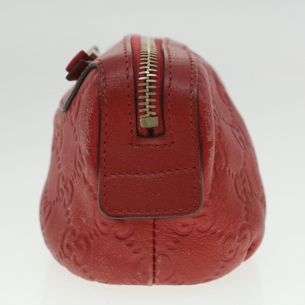 GUCCI Guccissima Pouch Red 282642 37323