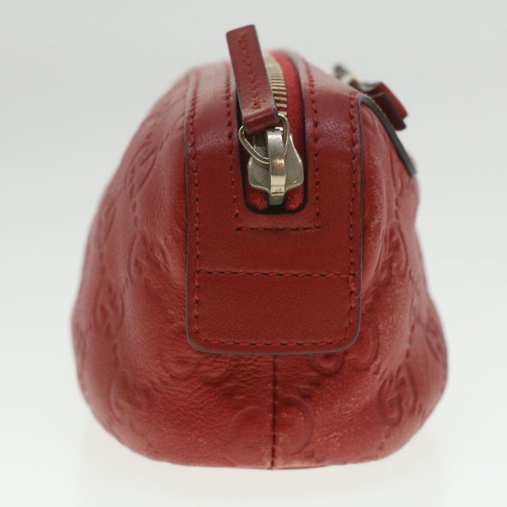 GUCCI Guccissima Pouch Red 282642 37323