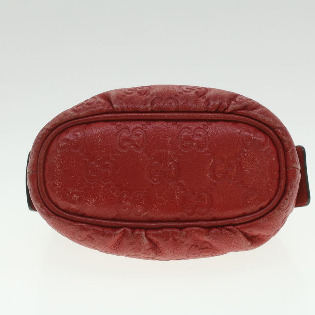 GUCCI Guccissima Pouch Red 282642 37323
