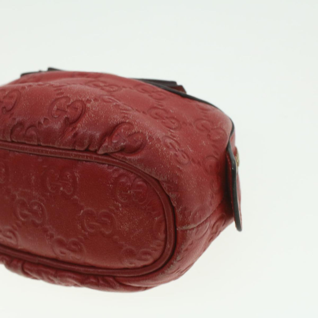 GUCCI Guccissima Pouch Red 282642 37323