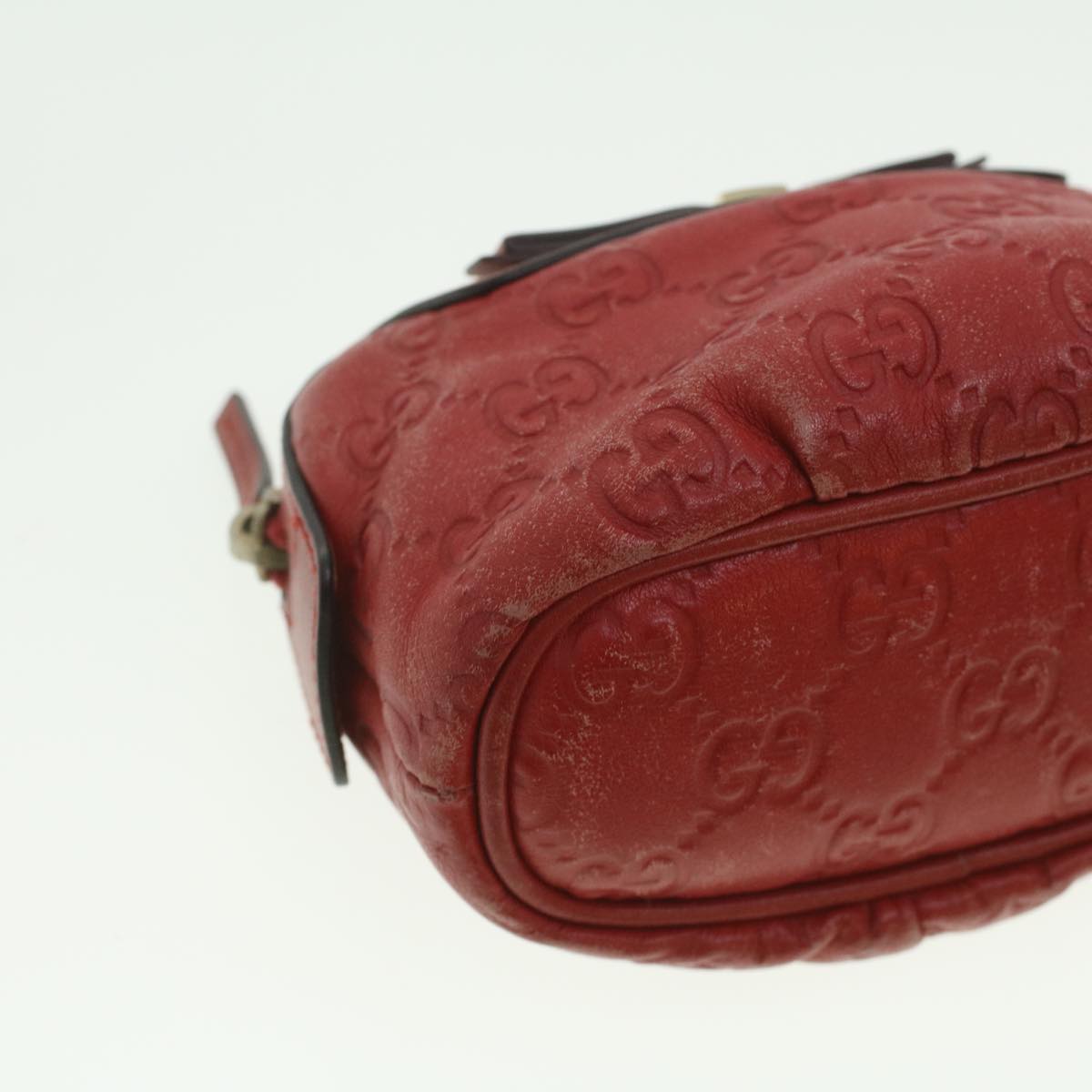 GUCCI Guccissima Pouch Red 282642 37323