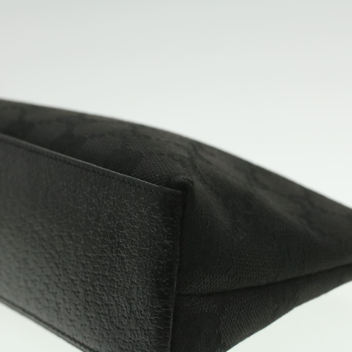 GUCCI GG Canvas Pouch Black 115238 37330