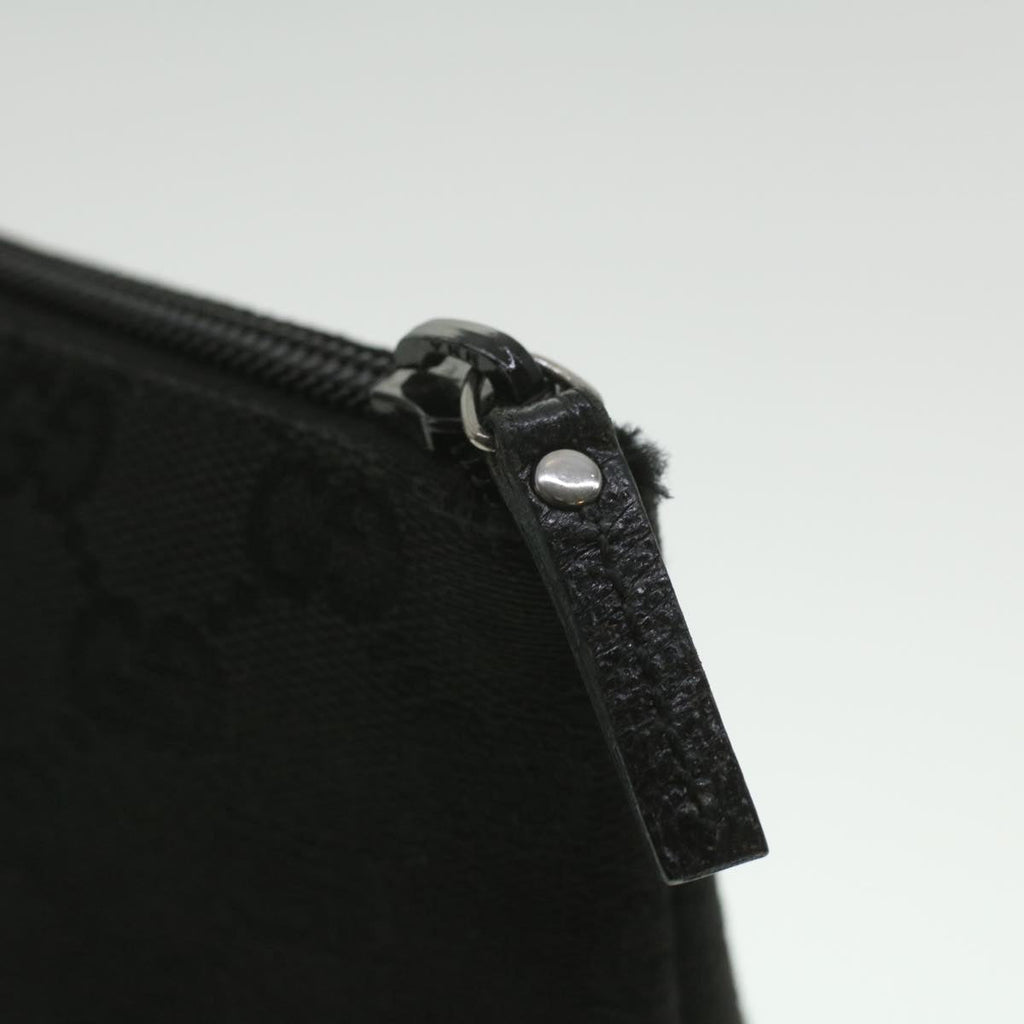 GUCCI GG Canvas Pouch Black 115238 37330