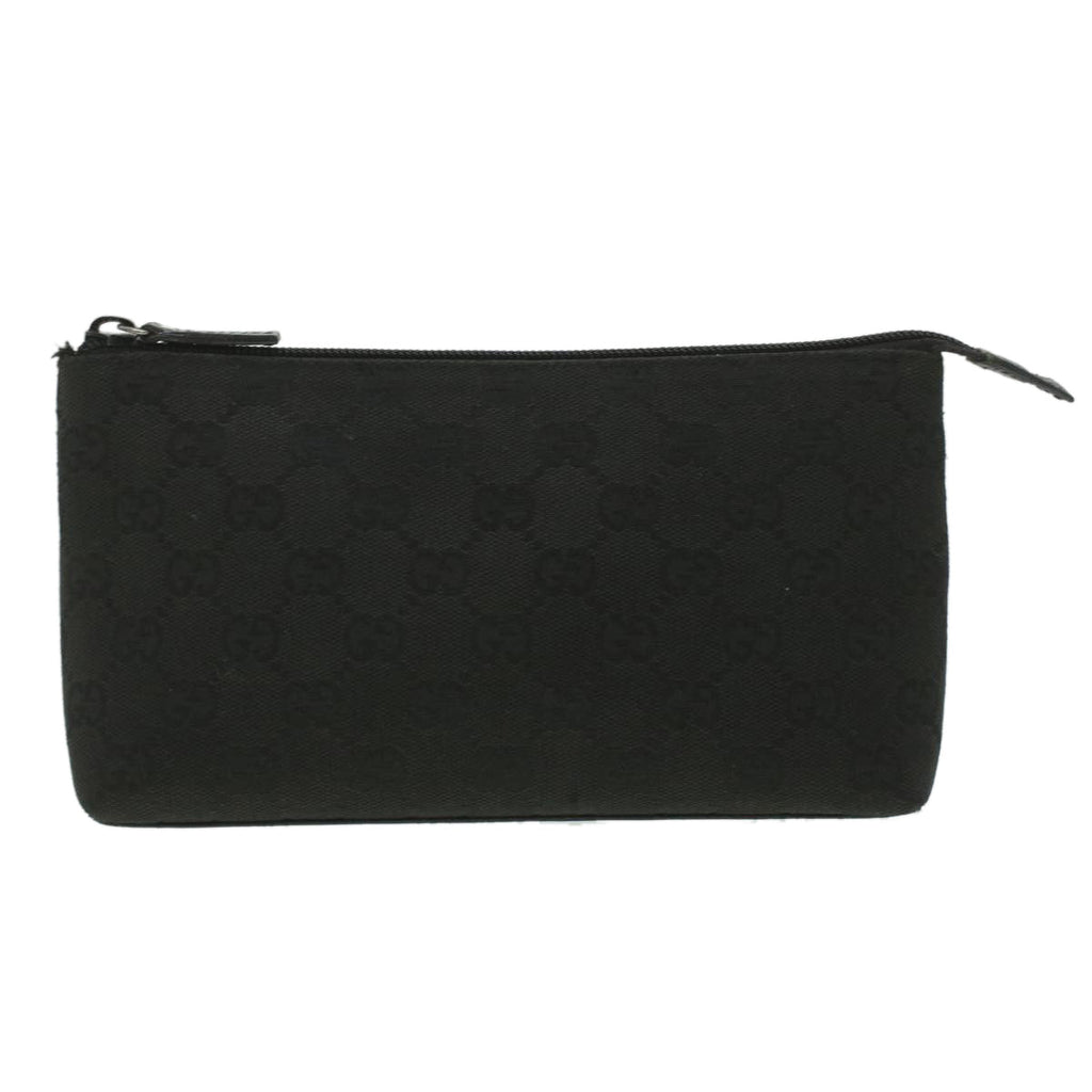 GUCCI GG Canvas Pouch Black 115238 37330