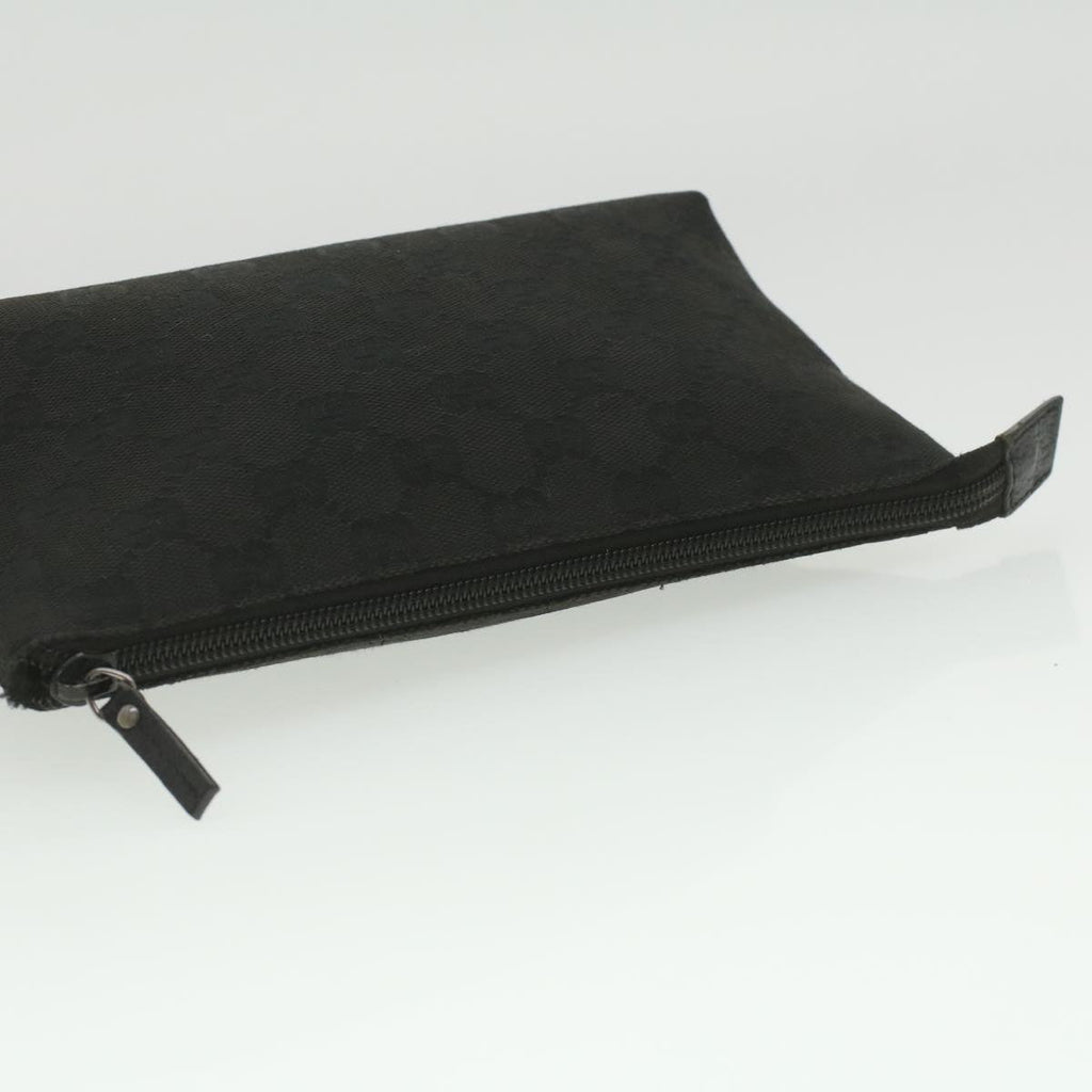 GUCCI GG Canvas Pouch Black 115238 37330