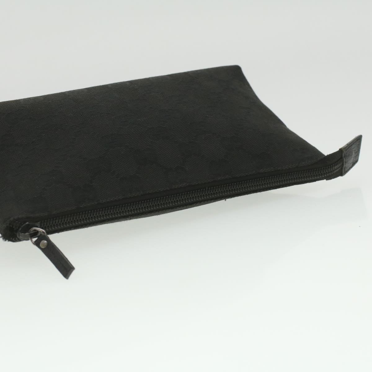 GUCCI GG Canvas Pouch Black 115238 37330