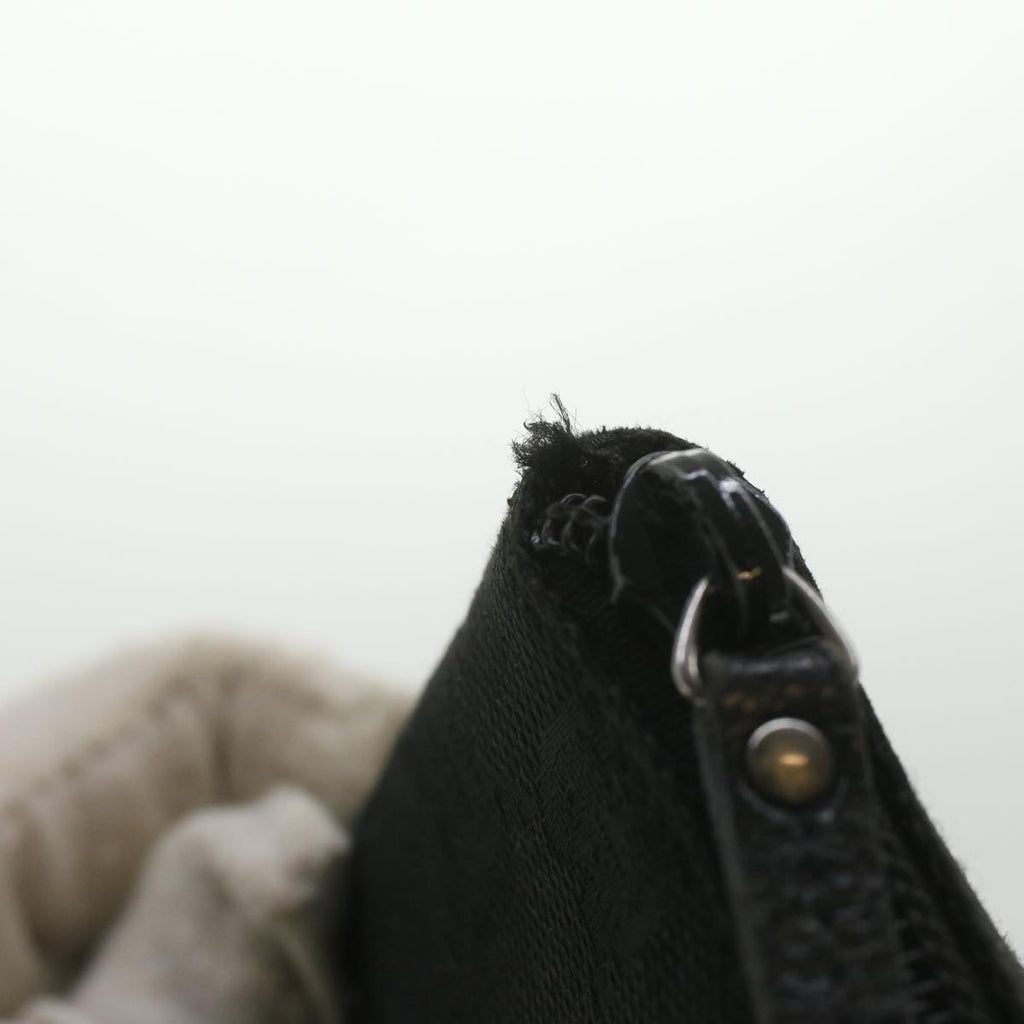 GUCCI GG Canvas Pouch Black 115238 37330