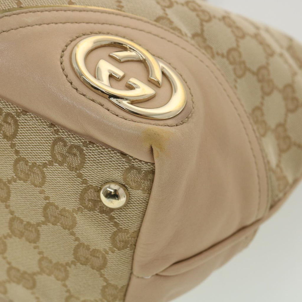 GUCCI GG Canvas Tote Bag Beige 169946 37347