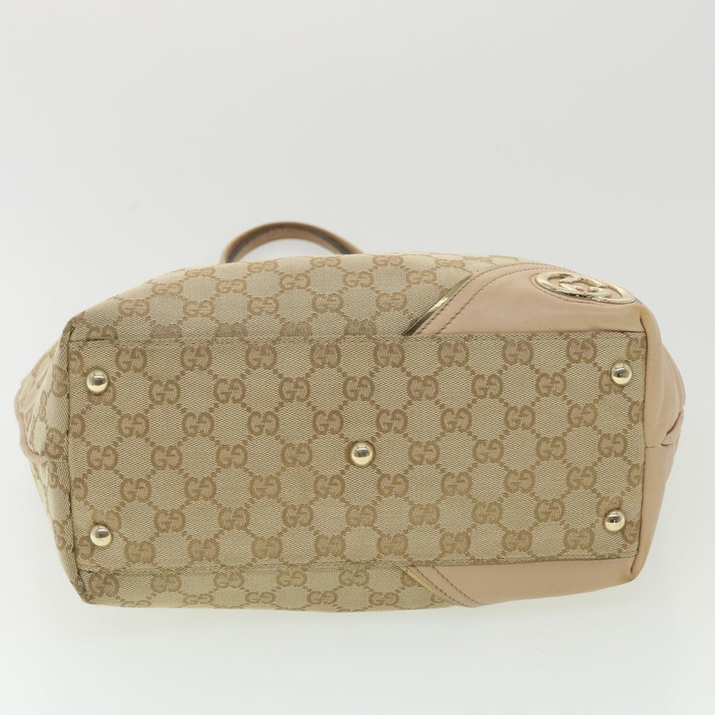 GUCCI GG Canvas Tote Bag Beige 169946 37347