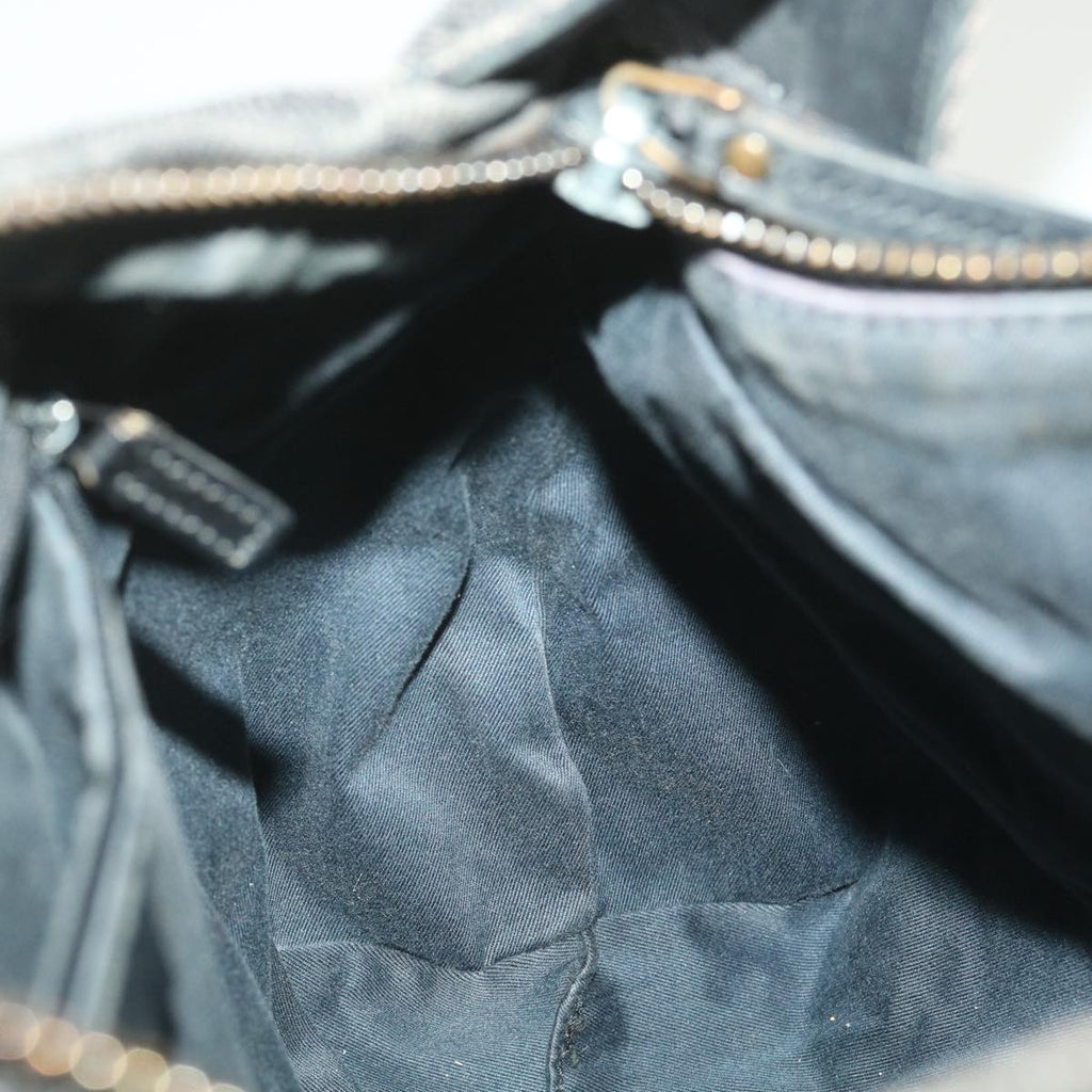 GUCCI GG Canvas Shoulder Bag Gray 101292 37374