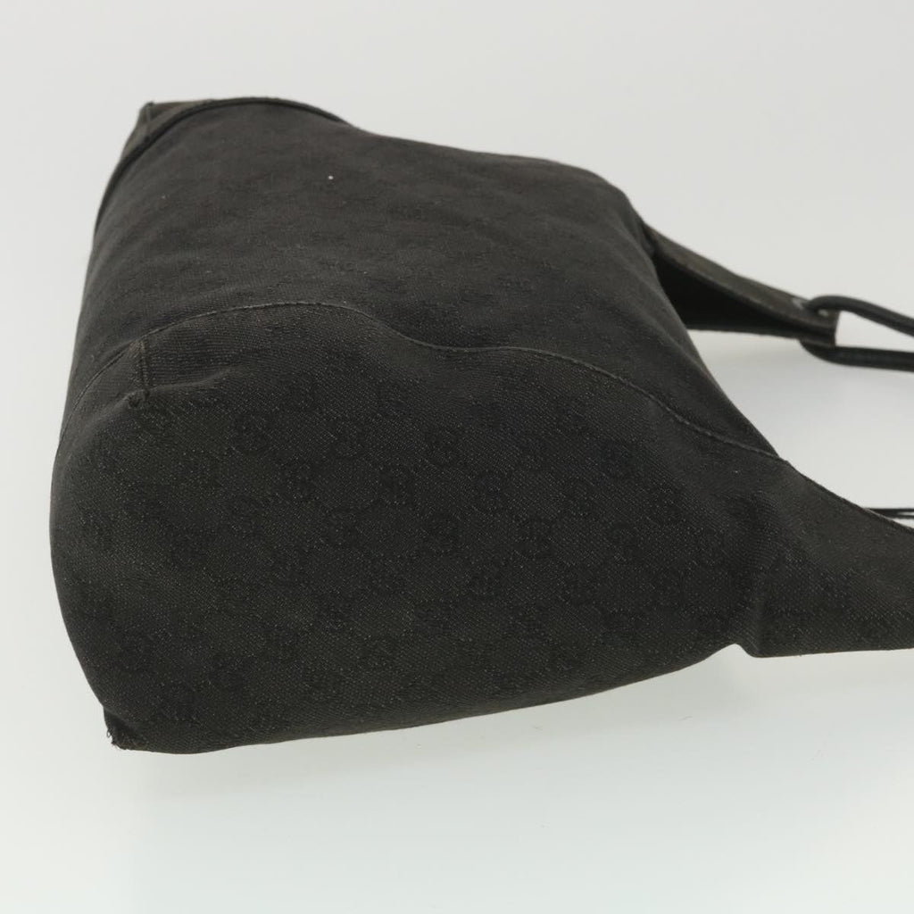 GUCCI GG Canvas Shoulder Bag Gray 101292 37374