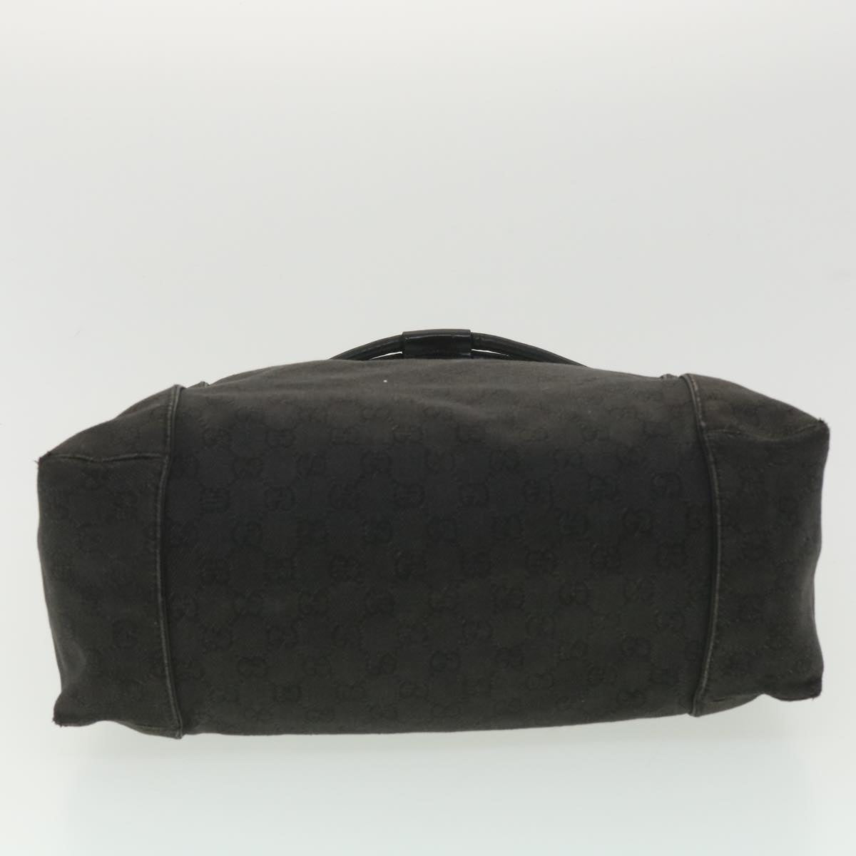 GUCCI GG Canvas Shoulder Bag Gray 101292 37374