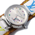 Louis Vuitton x Takashi Murakami Monogram Multicolor Tambour Watch Q12130