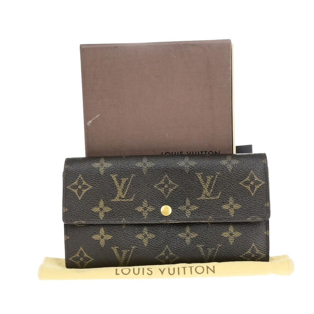 Louis Vuitton Porte Monnaie Cit  Canvas Wallet