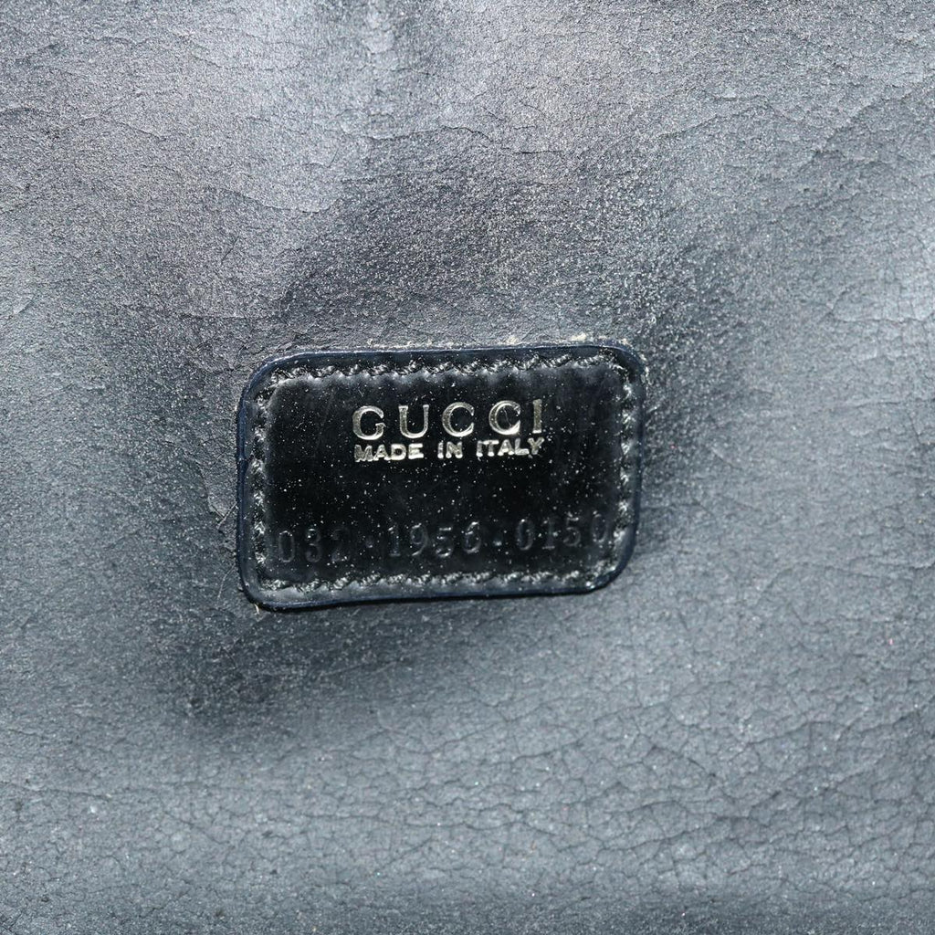 GUCCI Pouch Leather Black 032.1956.0150 37626