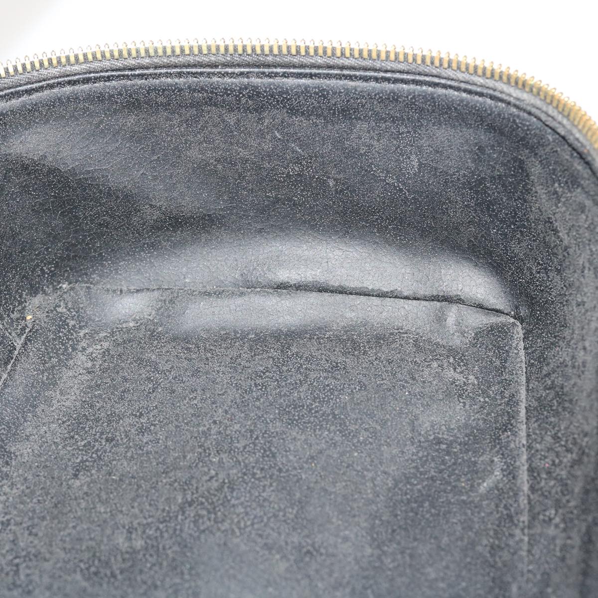 GUCCI Pouch Leather Black 032.1956.0150 37626