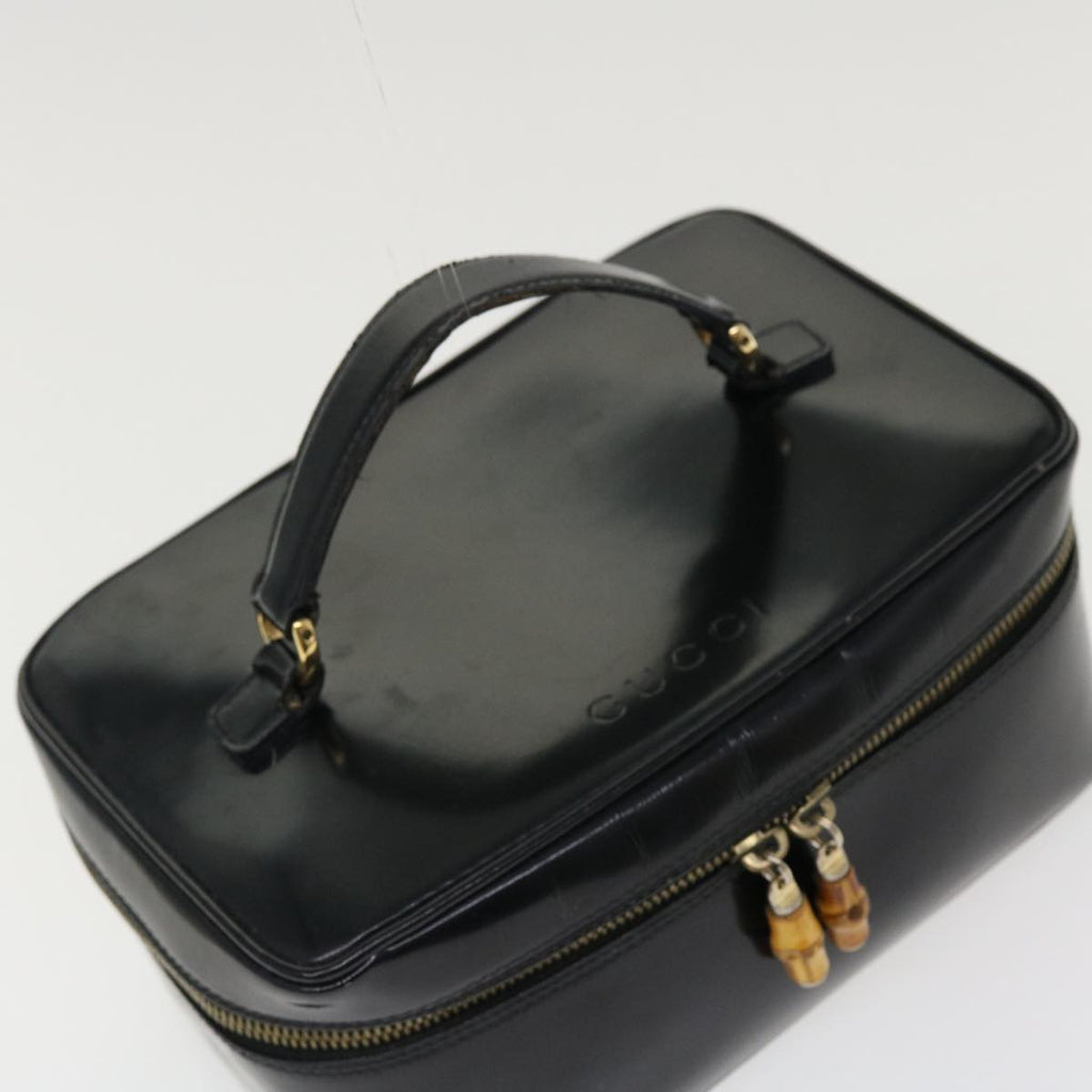 GUCCI Pouch Leather Black 032.1956.0150 37626
