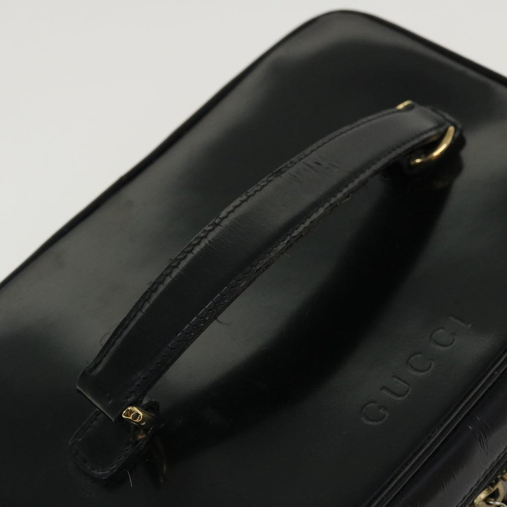 GUCCI Pouch Leather Black 032.1956.0150 37626