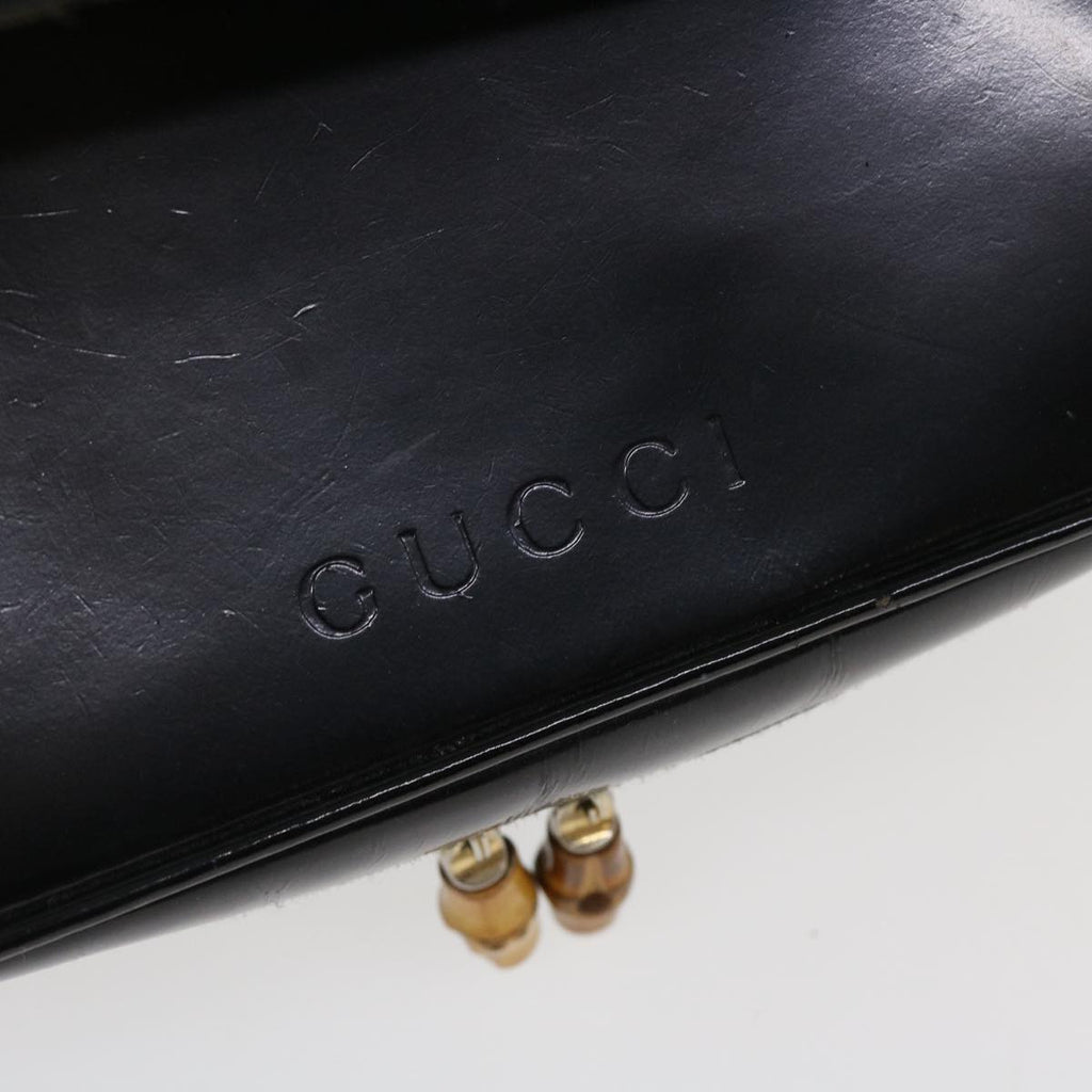 GUCCI Pouch Leather Black 032.1956.0150 37626