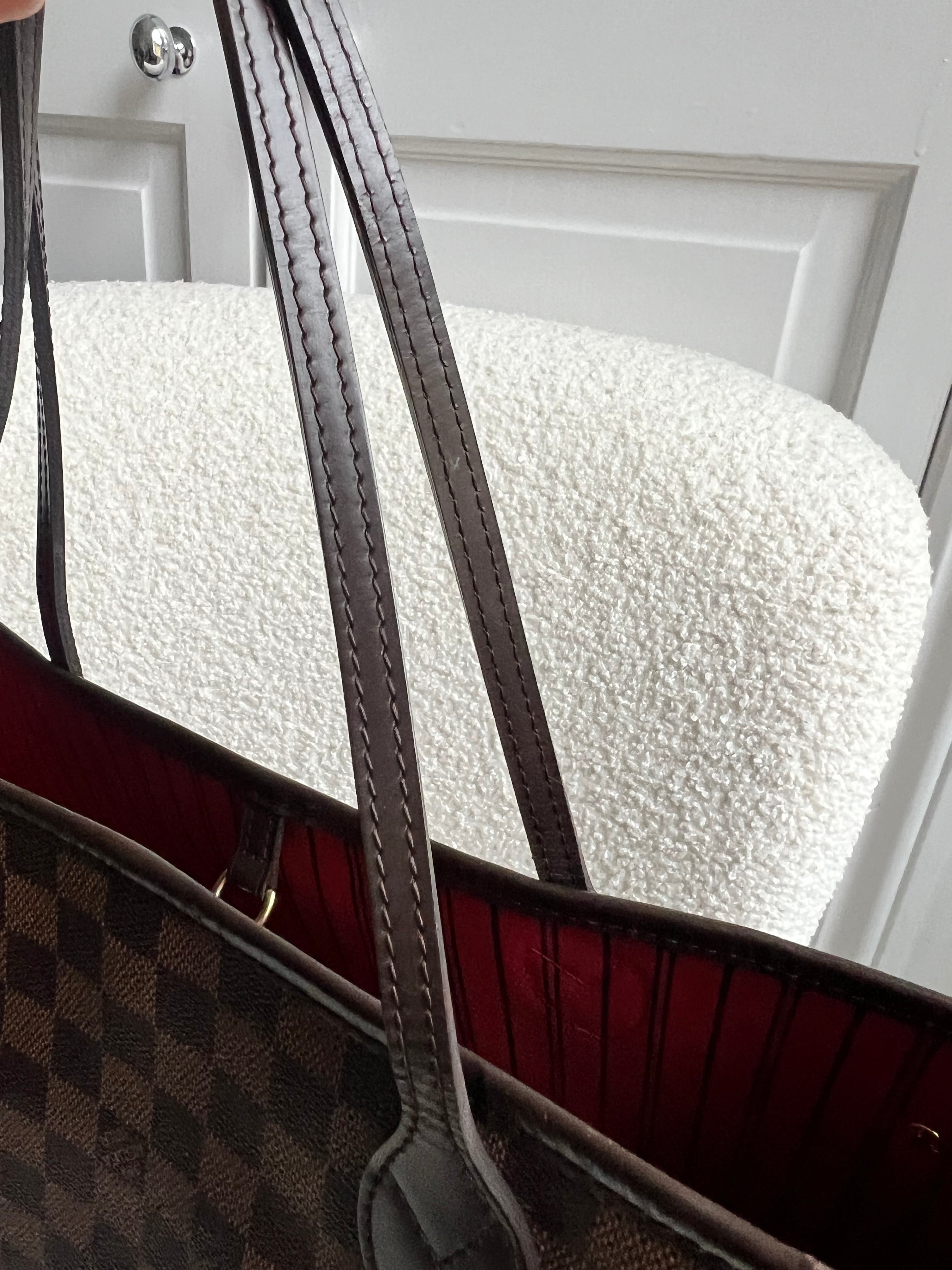 Louis Vuitton Neverfull MM Damier Ebene Cherry Interior (RRP £1,410)