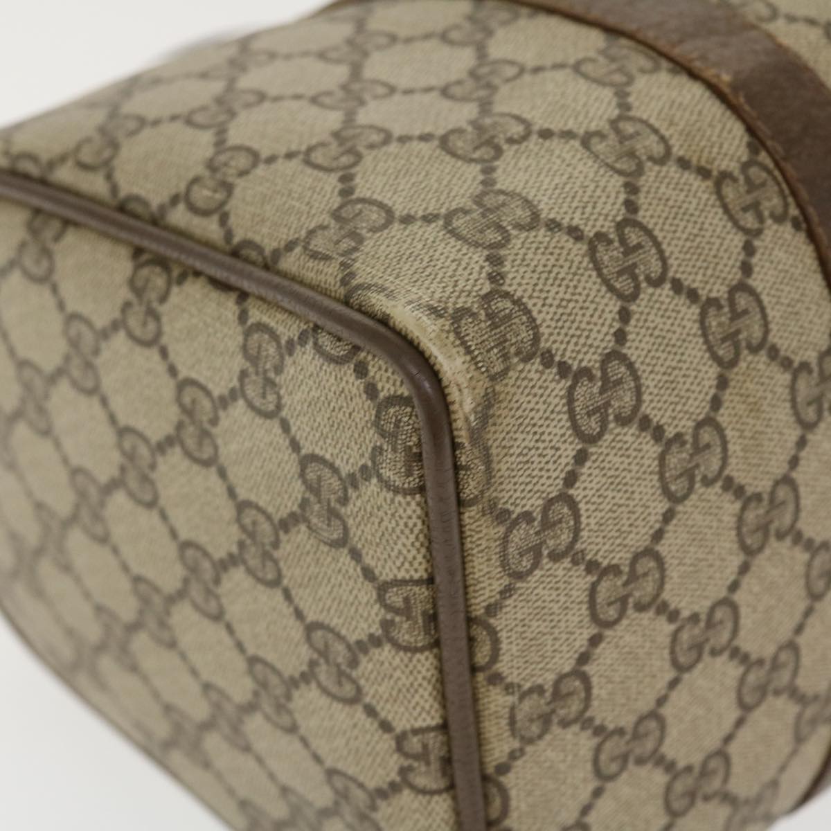 GUCCI GG Canvas Web Sherry Line Boston Bag Beige Red Green 69.02.007 37707