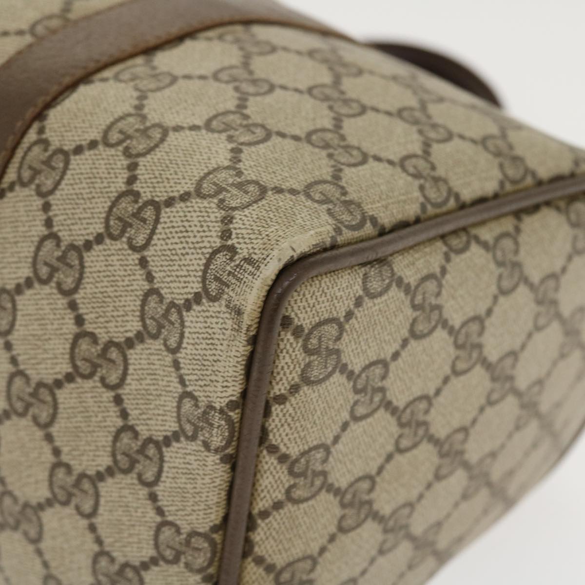 GUCCI GG Canvas Web Sherry Line Boston Bag Beige Red Green 69.02.007 37707