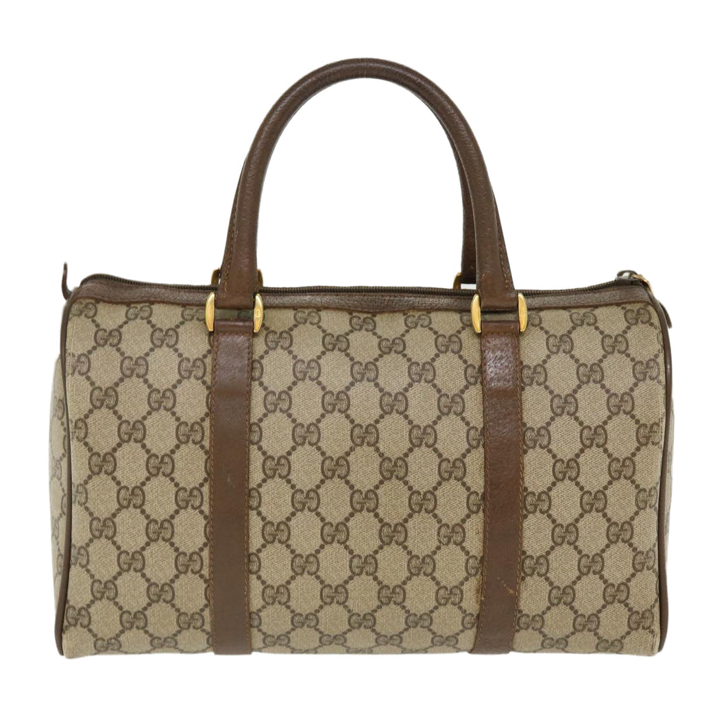 GUCCI GG Canvas Web Sherry Line Boston Bag Beige Red Green 69.02.007 37707