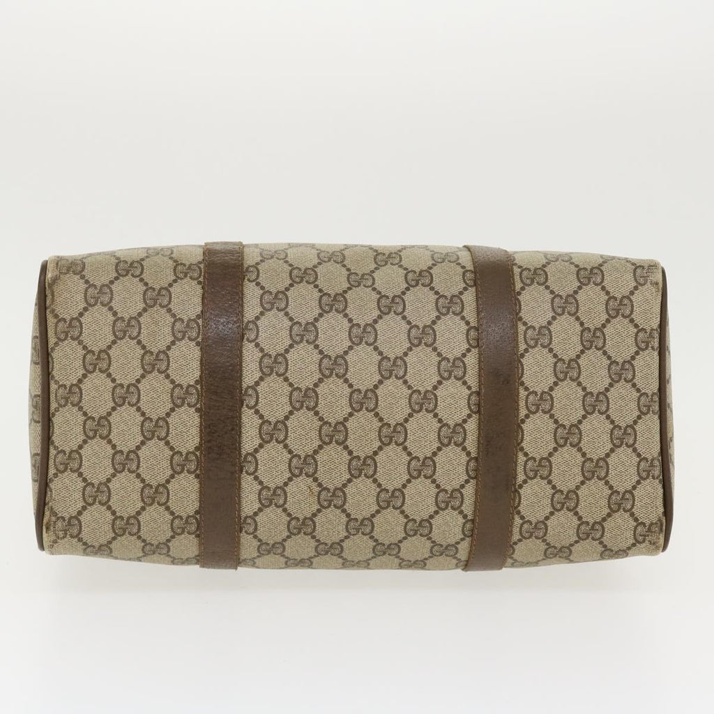 GUCCI GG Canvas Web Sherry Line Boston Bag Beige Red Green 69.02.007 37707