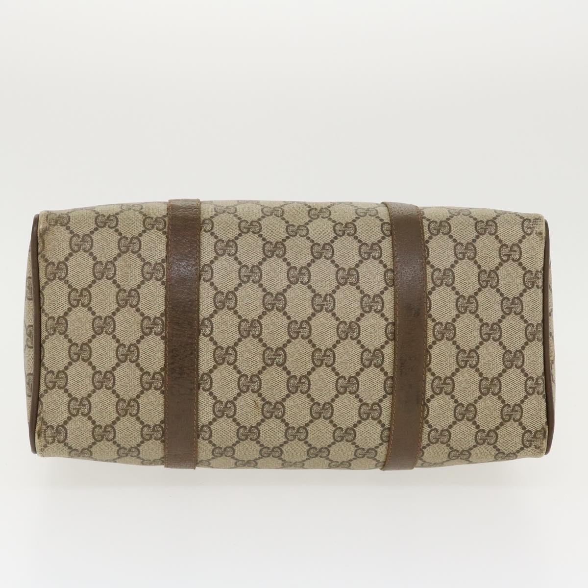 GUCCI GG Canvas Web Sherry Line Boston Bag Beige Red Green 69.02.007 37707