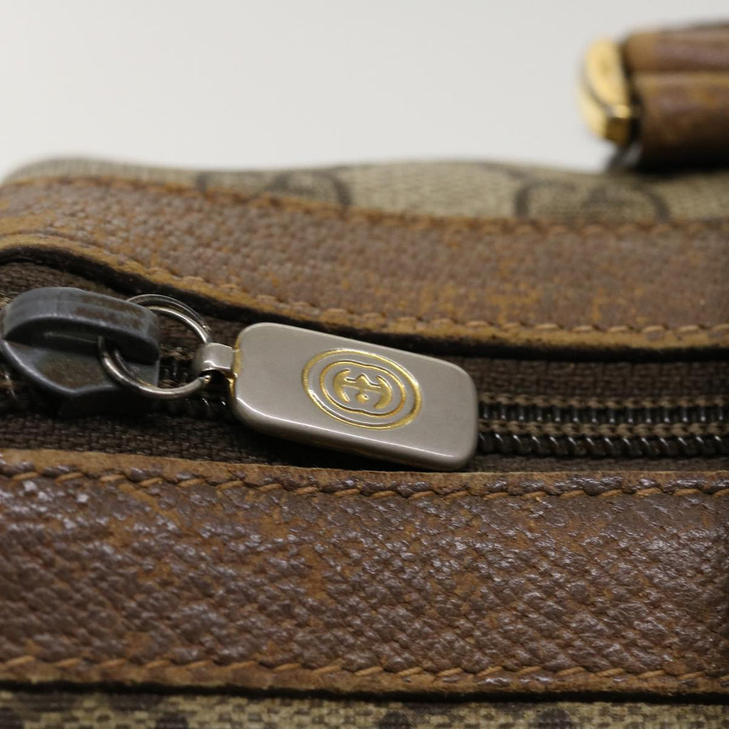 GUCCI GG Canvas Web Sherry Line Boston Bag Beige Red Green 40.02.006 37712