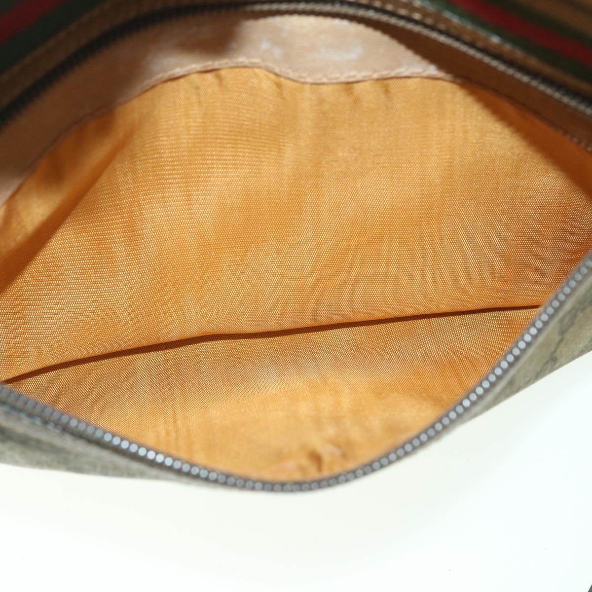GUCCI GG Canvas Web Sherry Line Shoulder Bag Beige Red Green 001.113 37792